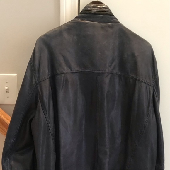 Andrew Marc Leather Bomber - Picture 4 of 5